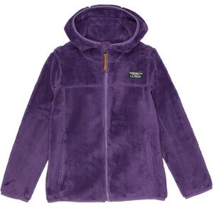 LL Bean purple Purple Fleece Zip-Up Hoodie size L 14-16